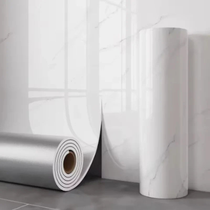 Marble Foam Wall Tile Sticker - Waterproof Self-Adhesive Wallpaper for Bedroom, Living Room & Bathroom