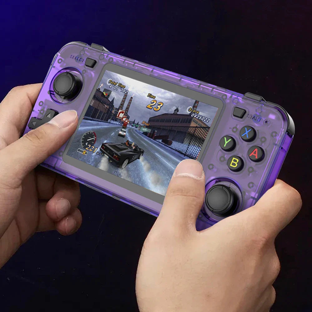 New R36H Retro Handheld Game Console – 3.5" IPS Portable Player with 64GB Card & 15,000 Built-in Games