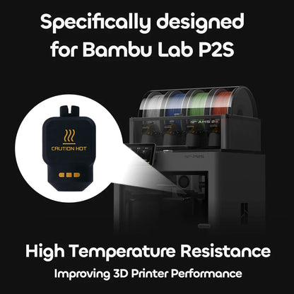 Bambu Lab P2S Nozzle Silicone Sock - Hot End Protective Cover Sleeve Accessory