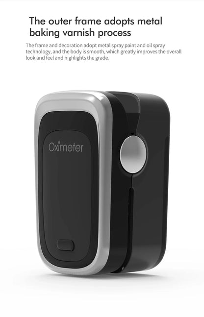 KIUZOU Finger Pulse Oximeter – SPO2, PR, PI, RR Blood Oxygen Saturation and Heart Rate Monitor with OLED Display