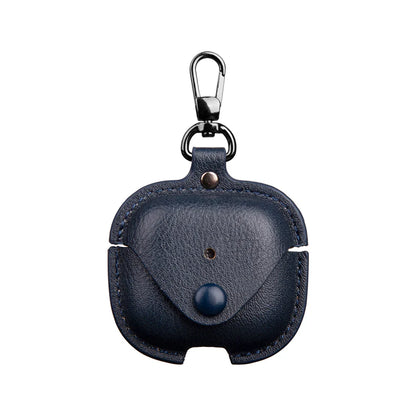 Leather Business Case for AirPods 4 – Luxury PU Headphone Cover with Hook