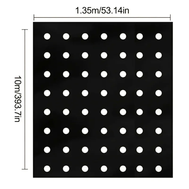 Black Plastic Mulch Film — High-Quality Vegetable Growing Film for Greenhouses & Plant Protection