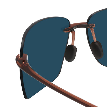 MAXJULI Polarized Sunglasses for Men & Women - Designer Fashion, Rimless Sports & Driving Eyewear (MJ8009)