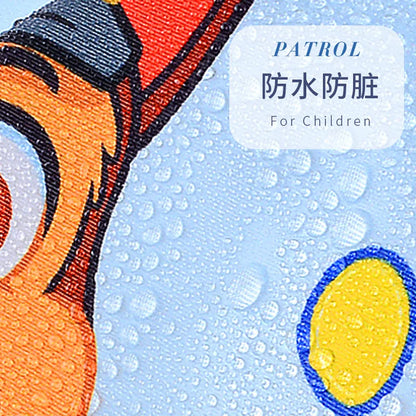 PAW Patrol Waterproof Baby Bib - Cartoon Sleeveless Pocket Apron for Self-Feeding & Mealtime