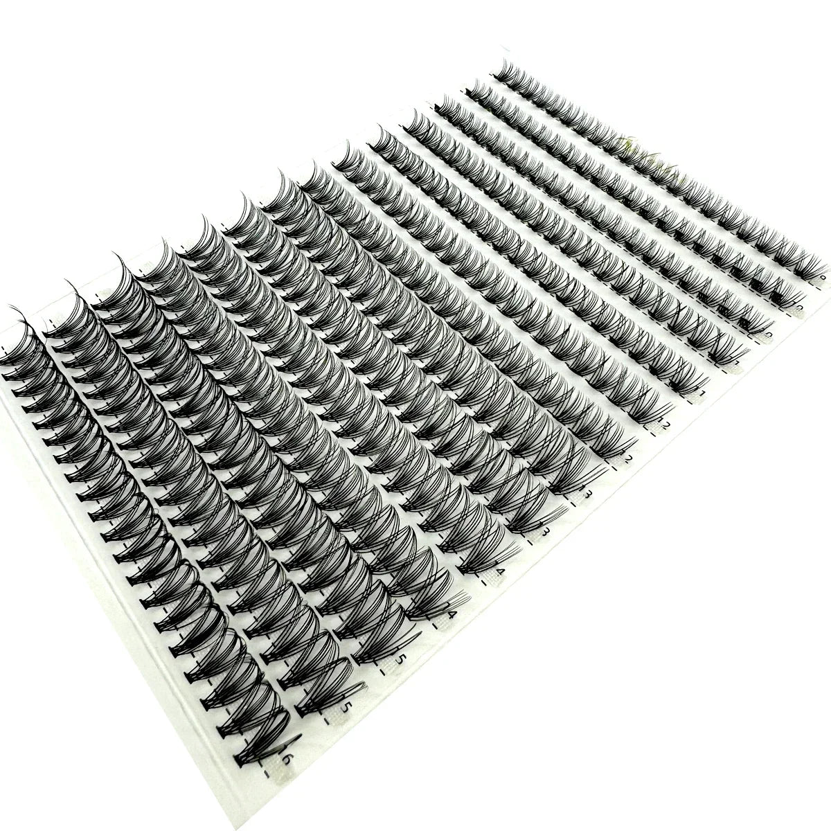 HBZGTLAD 280Pcs 3D Mink Eyelash Clusters Set – Handmade 10D 60D 80D Natural Style False Eyelashes Extension Bundle Pack