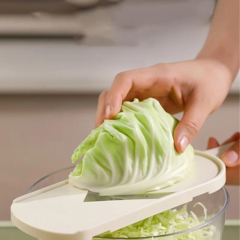 Ultra-Fine Vegetable Slicer & Shredder — Multi-Purpose Kitchen Gadget for Salad, Cabbage, Carrot, Food Chopper for Home & Dining