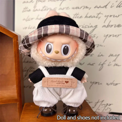 15-17cm Mini Labubu Doll Clothes — Idol V1 V2 Stylish Sports & Leisure Outfit Set | Doll Clothing Gift