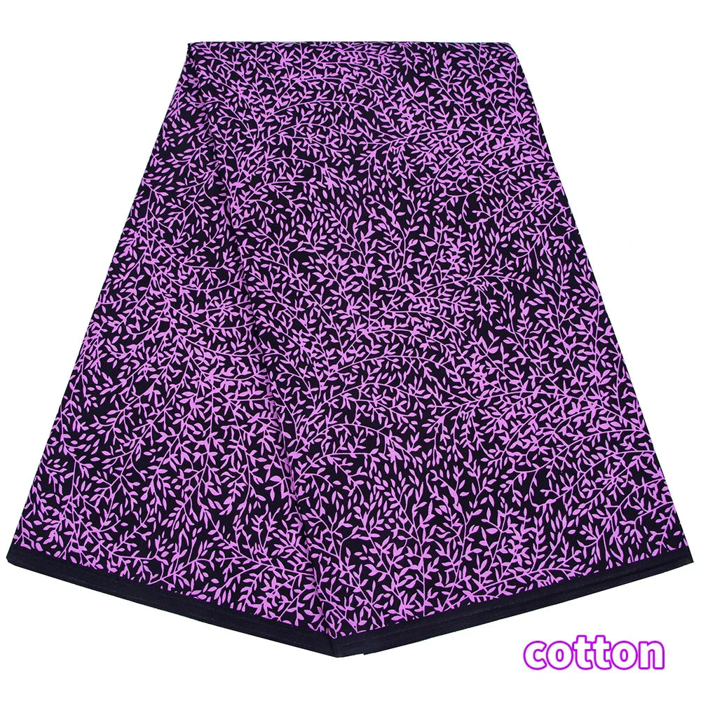 African Ankara Wax Fabric - Real Cotton Diamond Print for Party Dress & DIY Sewing