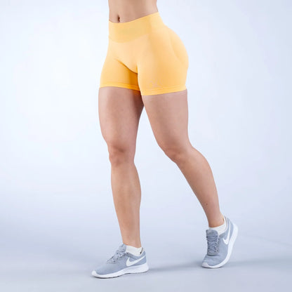 Women’s Impact Seamless Yoga Shorts — Scrunch Bum Low Waist Butt-Lifting Gym & Running Workout Leggings