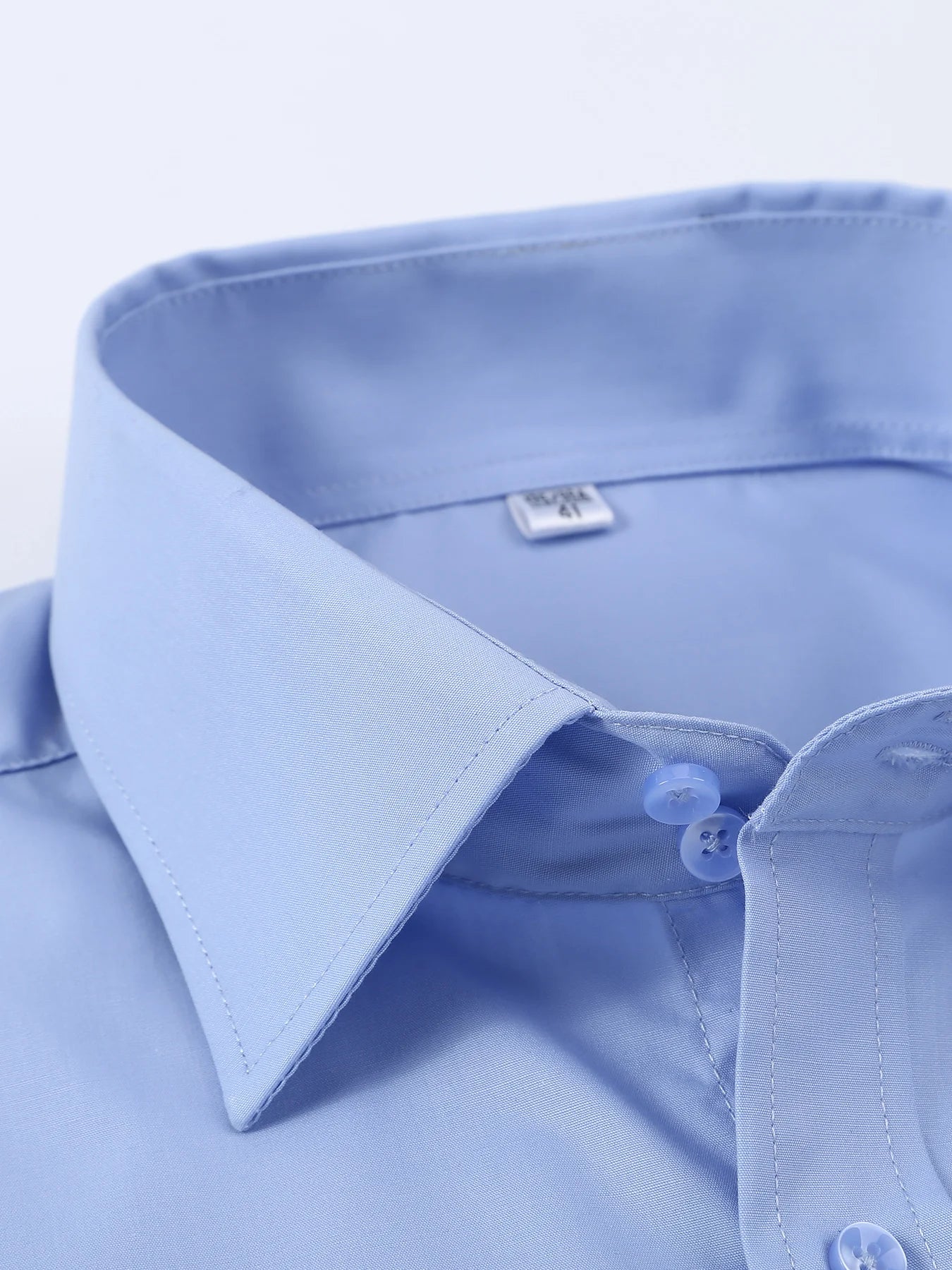 Men’s French Cuff Dress Shirt - Slim Fit Solid Color Long Sleeve Formal Business Shirt