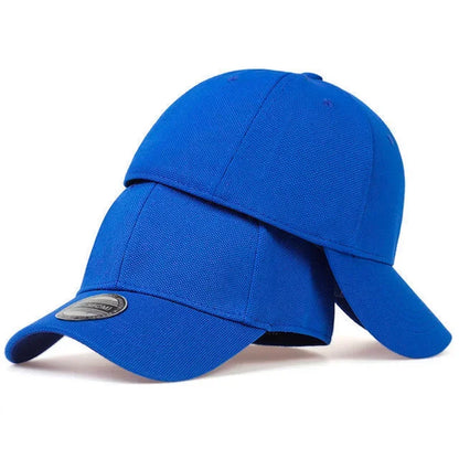 Men's Baseball Cap - Breathable Mesh Fitted Trucker Hat for Outdoor Sports & Sun Protection