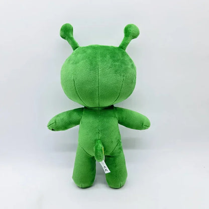 AFTONSPARV Green Alien Plush Toy - Kawaii Soft Stuffed Cartoon Doll Gift for Kids Birthday & Christmas