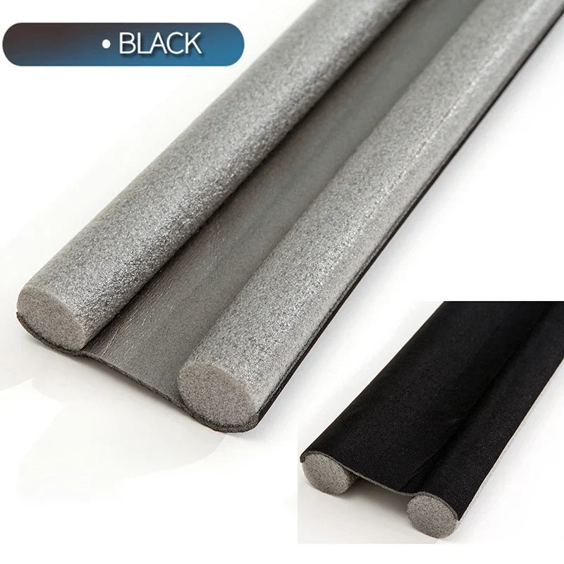 Flexible Door Bottom Seal Strip - Windproof Dustproof Weatherstrip Guard and Draft Blocker for Home Doors