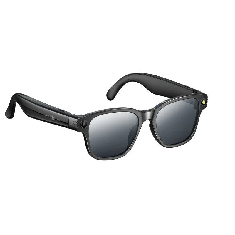 AI Smart Glasses — 8MP Camera Bluetooth Sunglasses with Audio, Video, Calls, Music Player, Multifunctional Wearable