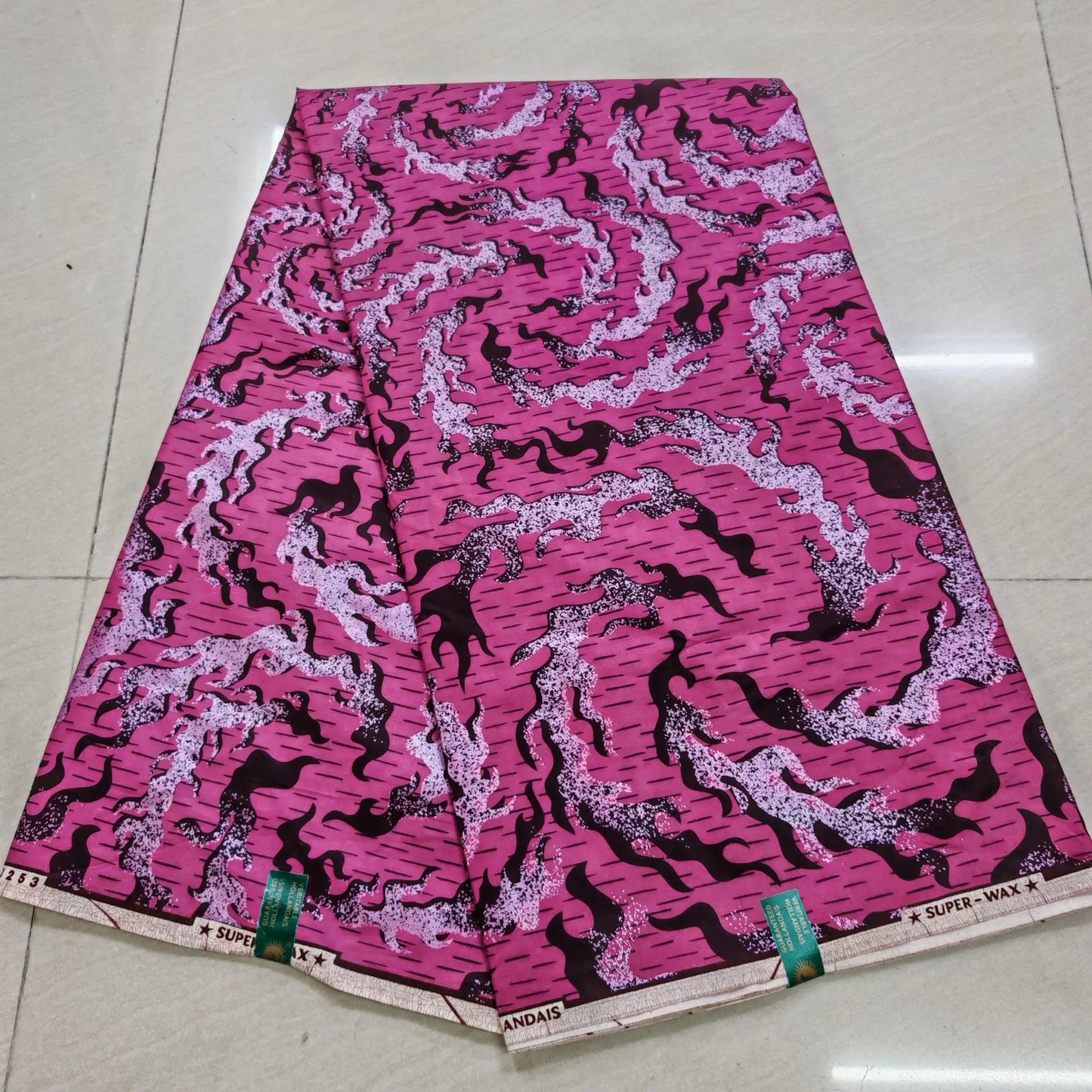 100% Cotton African Wax Print Fabric - High Quality Ankara Fabric 6 Yards