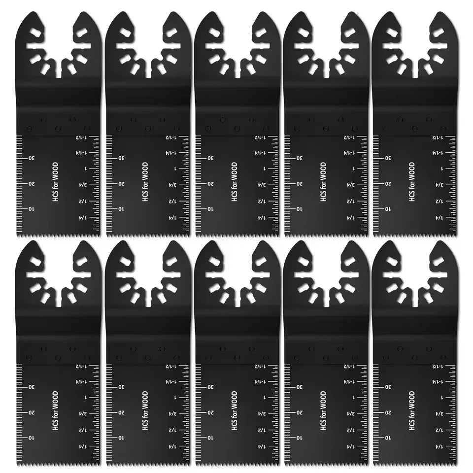 Oscillating Multi-Tool Saw Blades Set (20/50/100Pcs) – Fast Cutting Wood & Metal Renovator Cutter Blades Multi-Function Tool Accessories