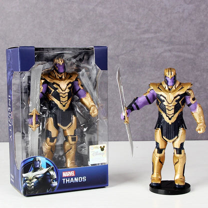 ZD Toys Avengers Legends Action Figures – Iron Man, Spider-Man, Thor, Captain America, Thanos, Hulk, War Machine Gift Set