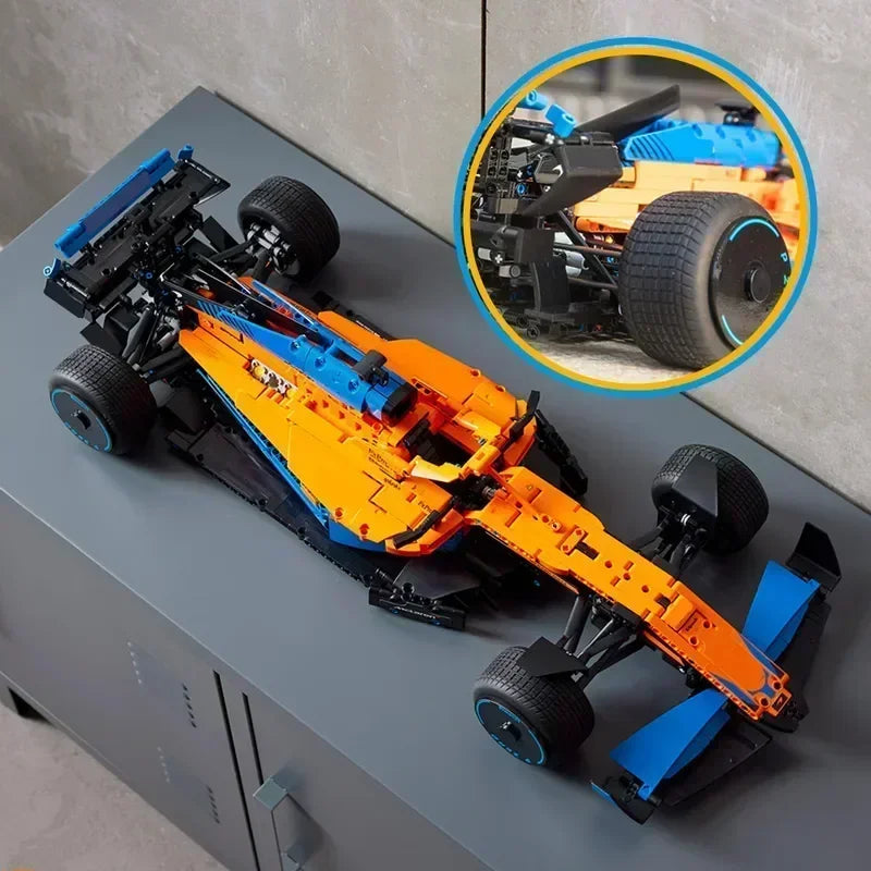 F1 W14 E Technic 1432+ Pcs 1:8 Sports Car Building Blocks – Compatible with 42141, DIY Model, Birthday Gift