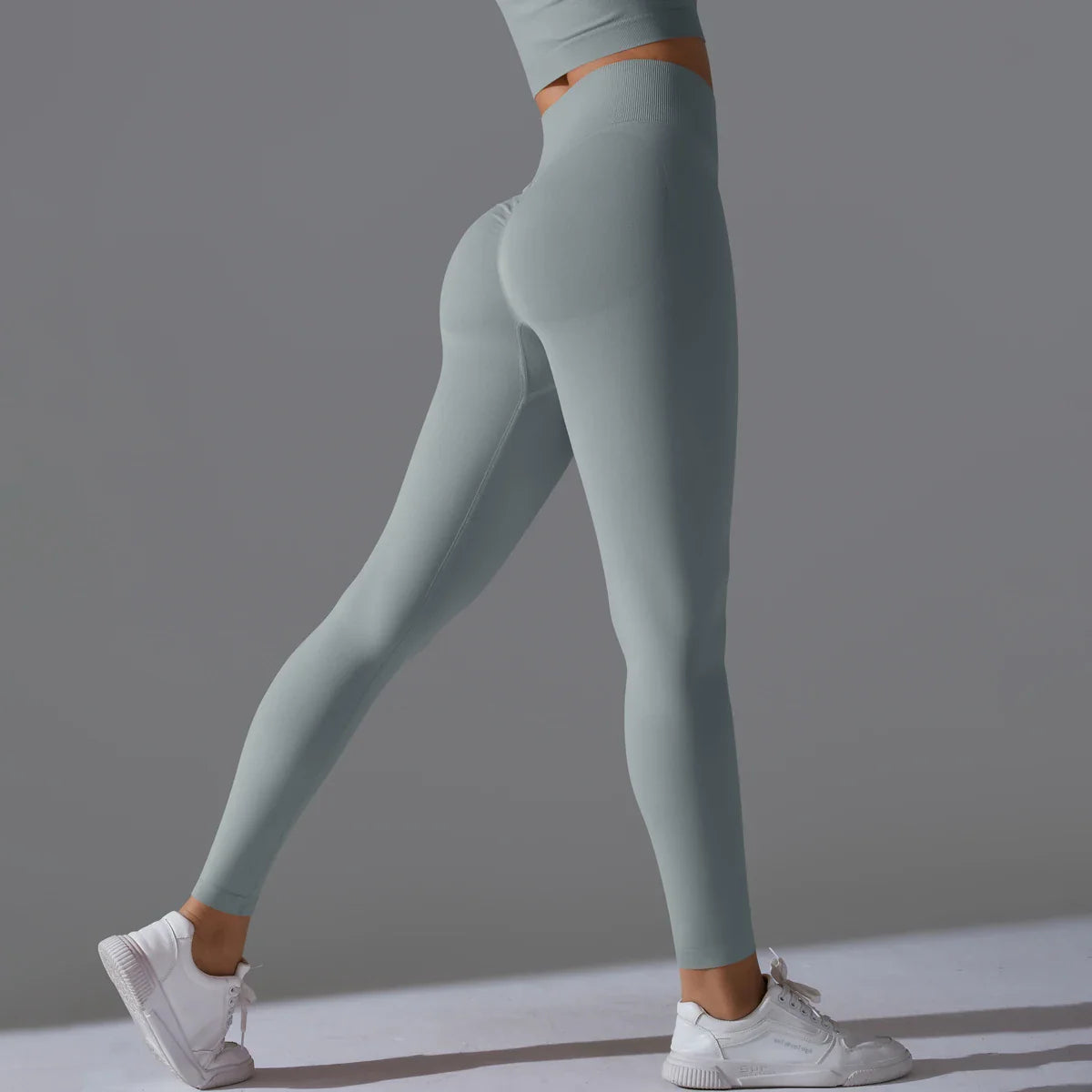 Women's Seamless Yoga Leggings – High Waist Tummy Control, Scrunch Butt Lifting Gym Workout & Outdoor Sports Fitness Pants