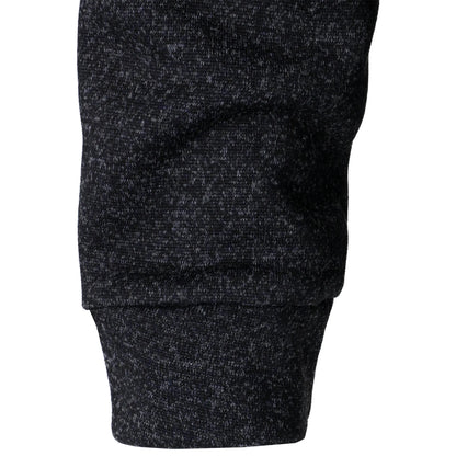 Men's Stand Collar Knit Sweater - Autumn Winter Long Sleeve Casual Knitted Pullover Top