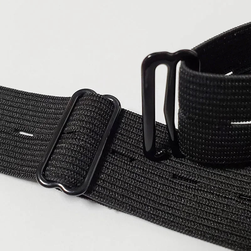 Shirt Stay Belt Adjustable Elastic Non-Slip Shirt Holder Strap for Men & Women – Keep Shirts Tucked In Securely Clothing Lock Belt