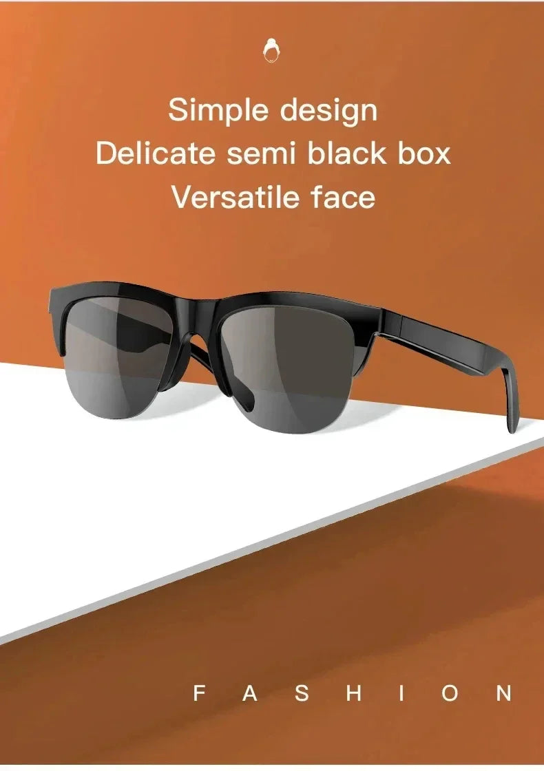 Xiaomi MIJIA Smart Sunglasses — Bluetooth Headphones with HIFI Audio, Blue Light Protection, Waterproof & Anti-UV for Men and Women