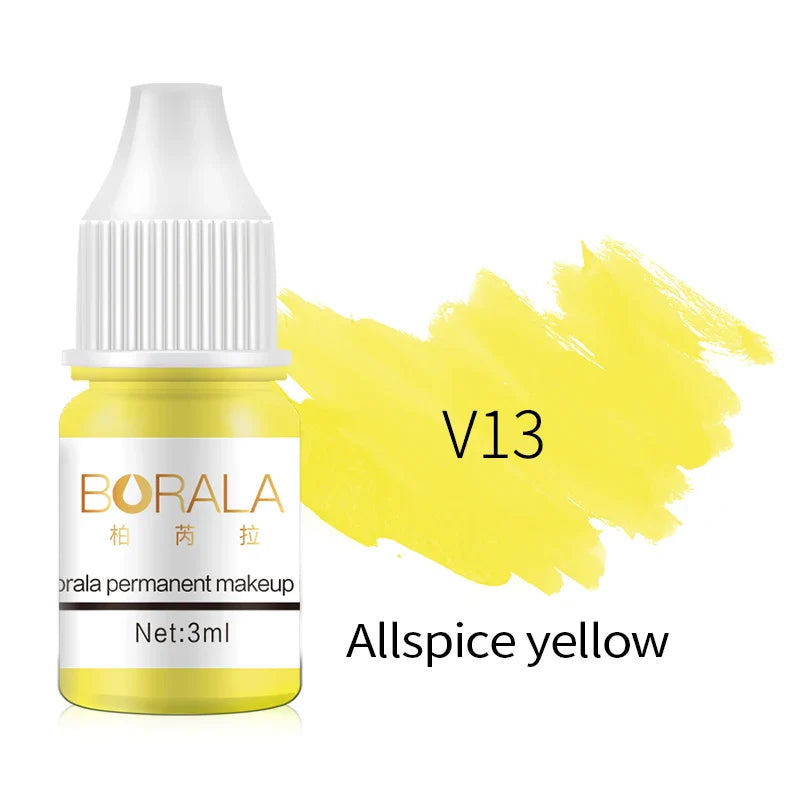 Borala 26 Colors 3ML Permanent Makeup Pigments – Sample Size for Lips, Eyebrows & Eyeliner, Beauty Art for Women
