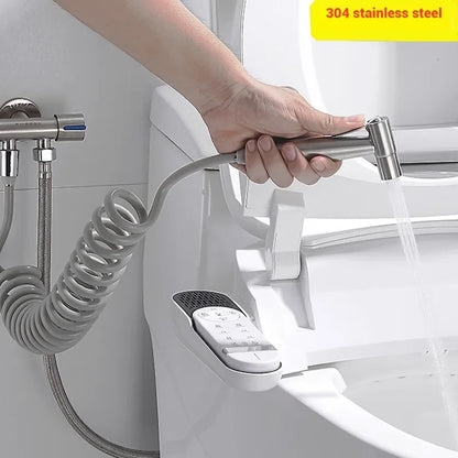 304 Stainless Steel Toilet Spray Gun Set – High Pressure Bathroom Douche & Women’s Washer Nozzle