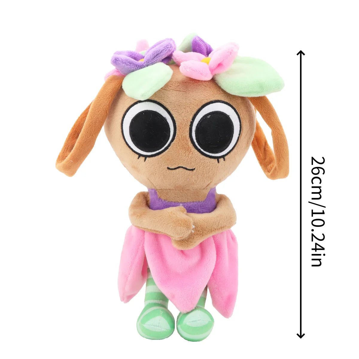 Kawaii Dandy's World Plush Toys – Twisted Eggson Painted Pattern Game Peripheral for Kids, Birthday & Xmas Gift