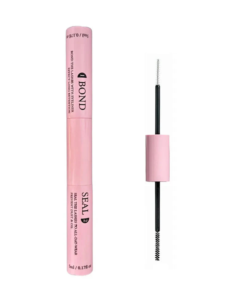 Lash Bond and Seal Kit – 10ml Strong Hold Individual Lash Glue, 5ml Remover, and Tweezers for Extensions