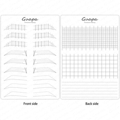 Microblading Practice Skin Sheets — Eyebrow Segment Tip Joint Texture for Semi-Permanent Makeup Training