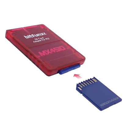 MX4SIO PS2 Memory Card Adapter - SIO2SD TF/SD Card Reader for PlayStation 2 Game Console Storage