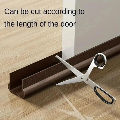 PVC Door Bottom Sealing Strip - Flexible Weatherproof Draft Stopper for Window and Home Insulation Protection
