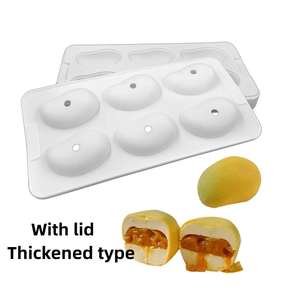 3D Fruit Shape Silicone Cake Mold — French Dessert Baking Tools for Brownies, Mousse & Pastry Decoration