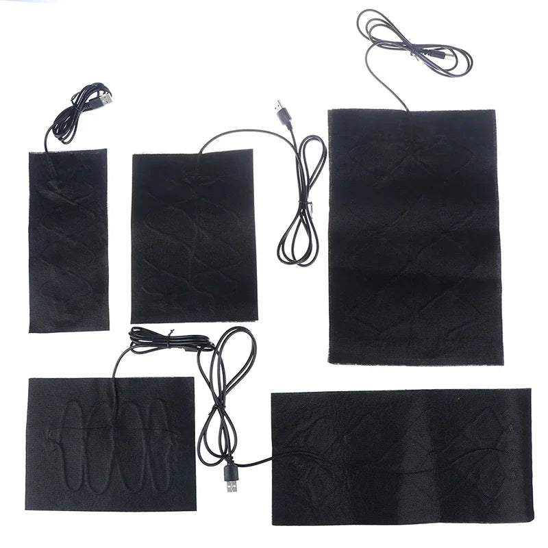 USB Far Infrared High-Temperature Heater – Carbon Fiber Electric Waist & Knee Heating Pad