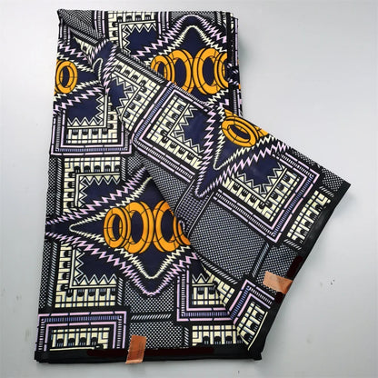 Guaranteed Veritable African Real Wax Fabric - 100% Cotton High Quality Ankara Pagne 6 Yards Nigerian Women’s Style Dress Material
