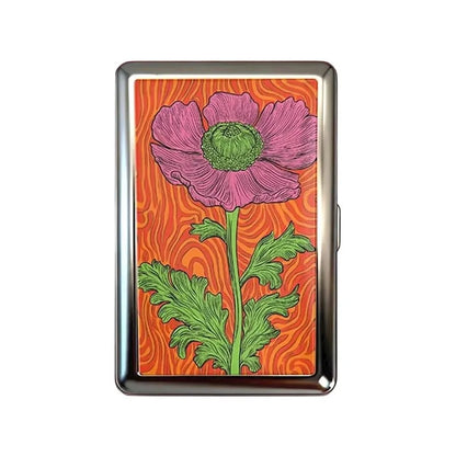 Vintage Metal Card Case - Easy Snap Multi-Function Card Holder with Versatile Compact Design