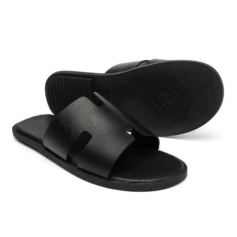 Men's Non-Slip Casual Sandals - Lightweight Wear-Resistant Daily Bathroom & Outdoor Cool Slippers