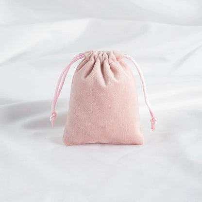 100-Pack Velvet Drawstring Jewelry Pouches - Personalized Logo Gift Bags for Wedding Favors, Candy & Makeup Packaging
