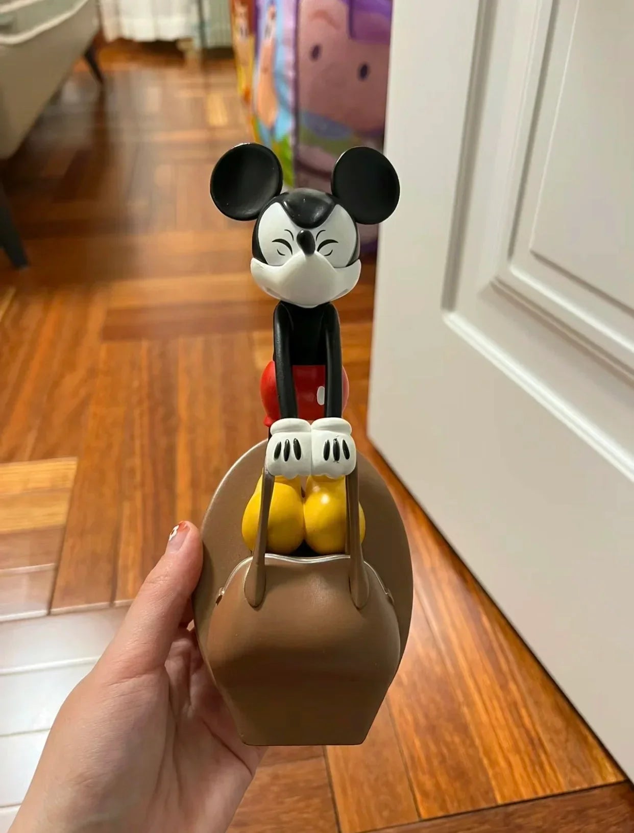 Disney Mickey Mouse & Donald Duck Door Stoppers – Creative Cartoon Windproof Anti-Collision Reusable Door Blockers for Home & Office