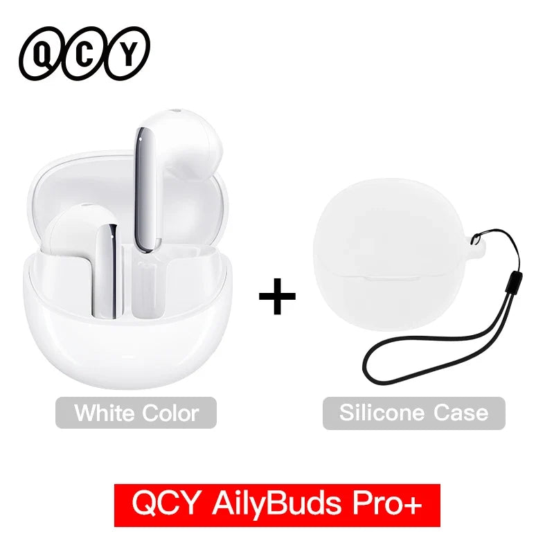 QCY HT10 AilyBuds Pro+ ANC Earbuds - Bluetooth 5.3 Wireless Hi-Res LDAC Earphones with AI Call & Multipoint Connection