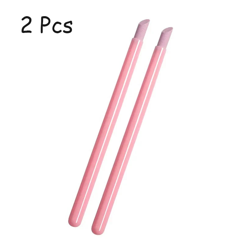 1/5Pcs Nail Art Quartz Grinding Pen - Cuticle Remover Tool for Gel Polish Manicure & Nail Care