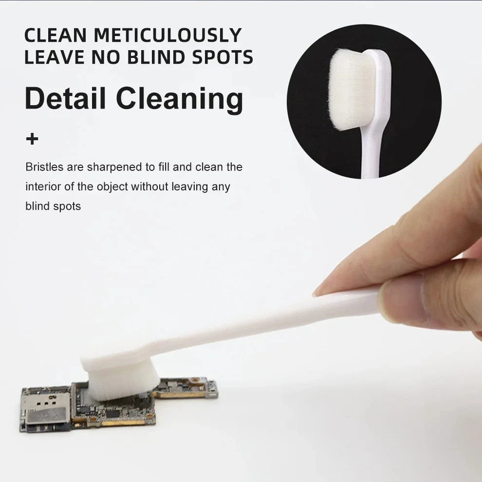 BST-82 PBT Fiber Cleaning Brush – IC Glue Removal and Polishing Tool for PCB, BGA, and Mobile Phone Motherboard Repair