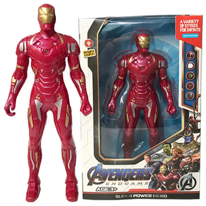 17cm Spider-Man Action Figure - Luminous Marvel-Inspired Anime Model Toy & Display Gift