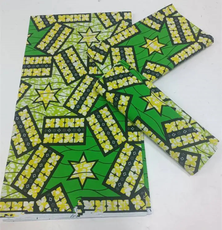 African Ankara Wax Print Fabric - 100% Cotton Batik Patchwork Sewing Material for Dresses & Crafts