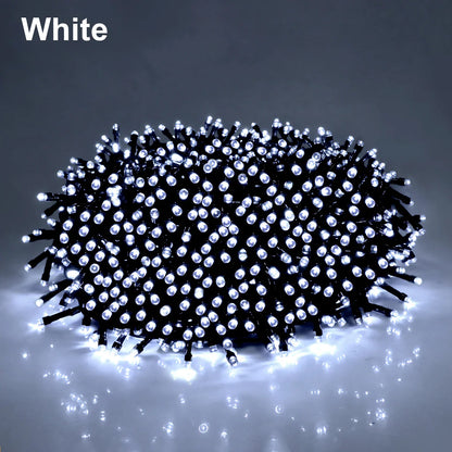 Outdoor LED String Lights — Waterproof Christmas & Fairy Garland for Garden, Home, and Holiday Party Decor