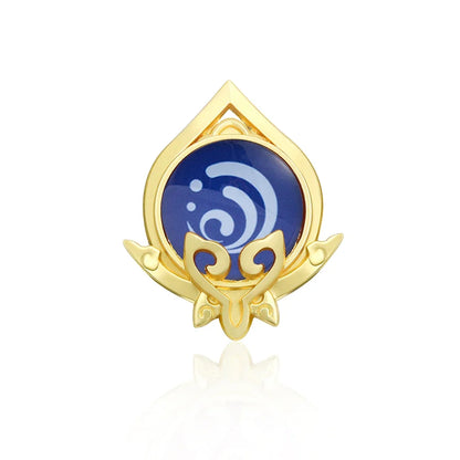 Genshin Impact Sumeru Vision Pins - Anime Character Element Badge Lapel Brooch Collectible Accessories