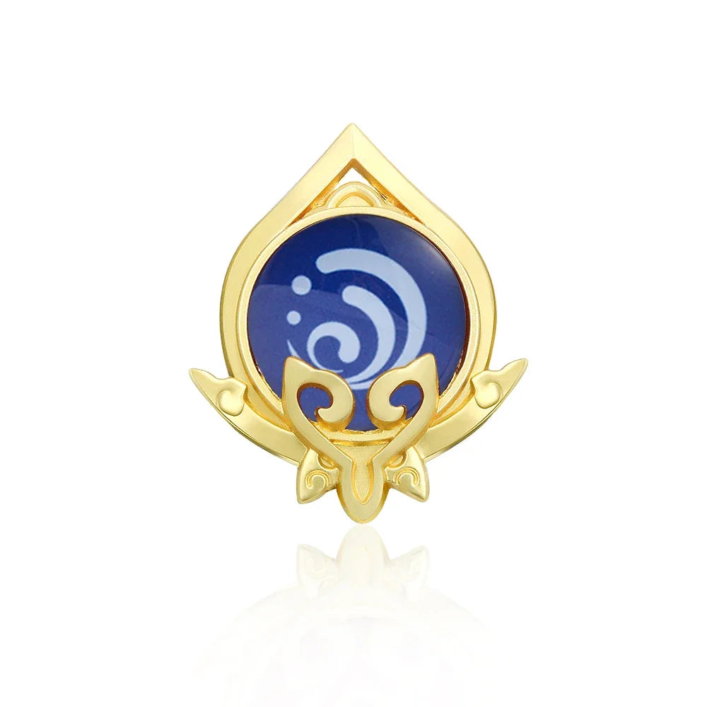 Genshin Impact Sumeru Vision Brooch Pins - Tighnari Collei Dori Nilou Element Badge Cosplay Lapel