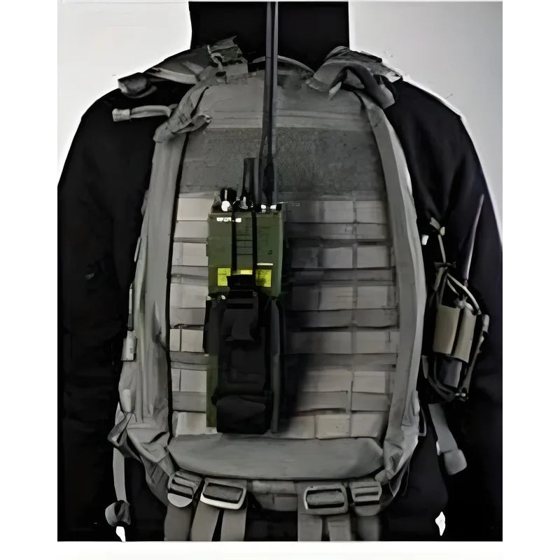 Nylon Walkie Talkie Case - Universal Radio Holder Storage Pouch for Outdoor Communication Gear