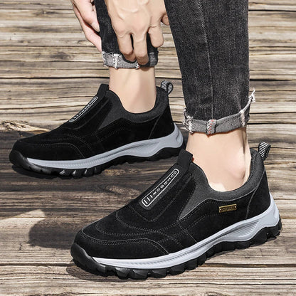 Men’s Non-Slip Hiking Shoes - Wear-Resistant Casual Sports Sneakers for Outdoor Walking and Daily Comfort